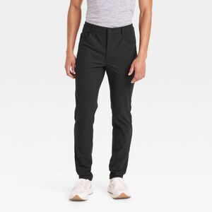 Open Box - All In Motion - Men's 360 Lifestyle Slim Fit 5-Pocket P Black